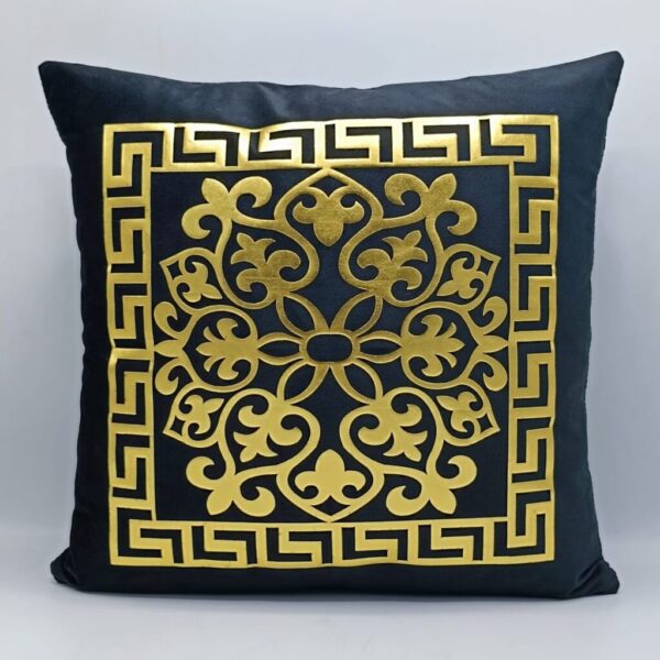 Gold Versace Laser Design Cushion