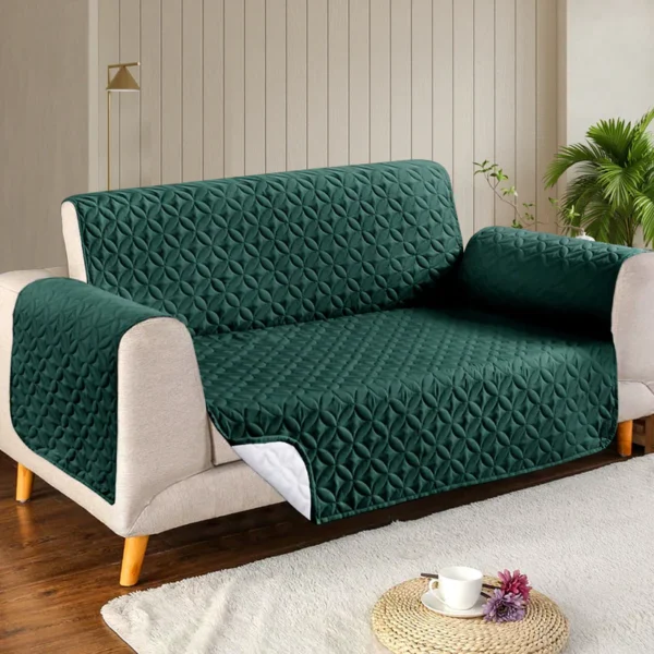 Green Quilted Sofa covers