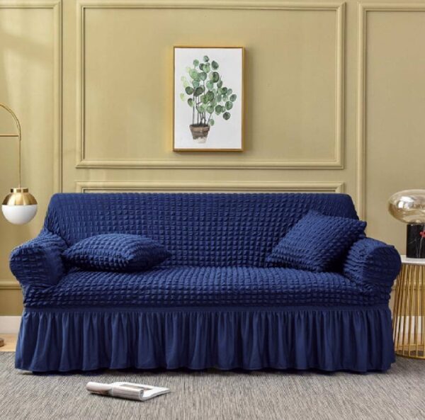 Blue Bubble sofa covers