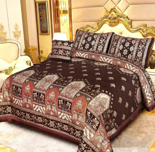 Luxury Velvet jacquard Bedsheet