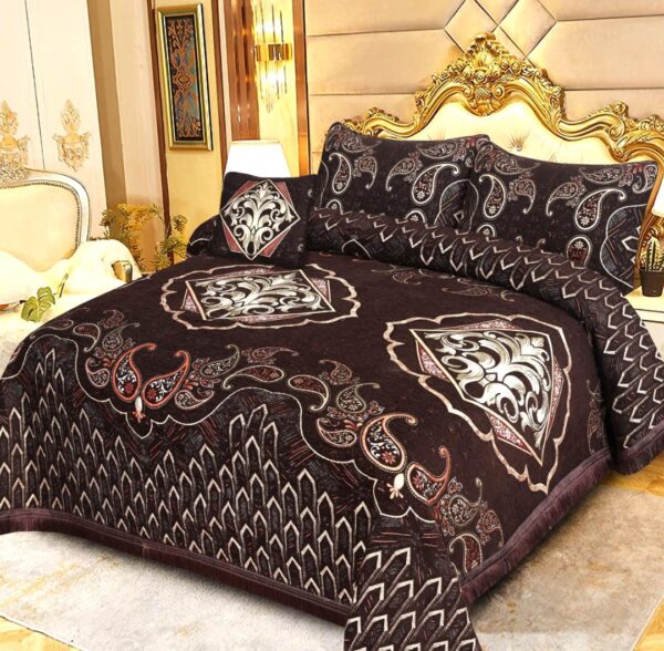 Luxury Velvet jacquard Bedsheet