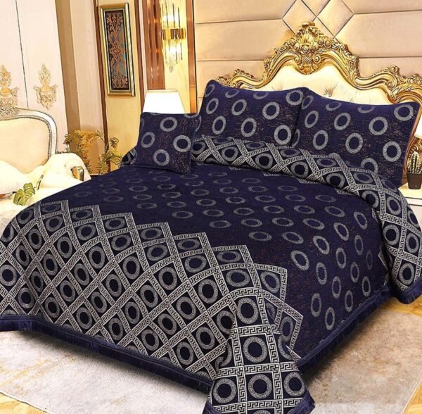 Luxury Velvet jacquard Bedsheet