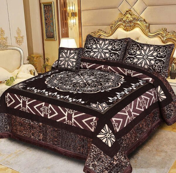 Luxury Velvet jacquard Bedsheet