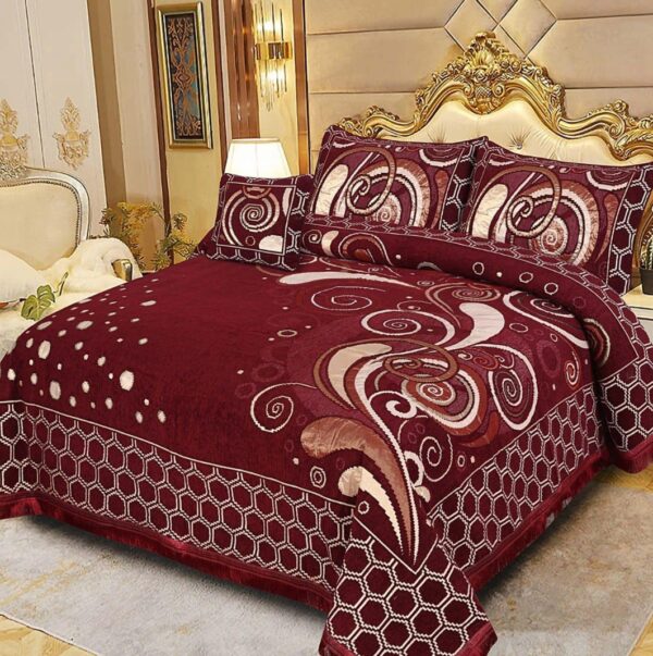 Luxury Velvet jacquard Bedsheet