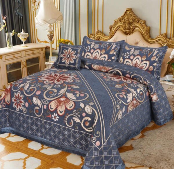 Luxury Velvet jacquard Bedsheet