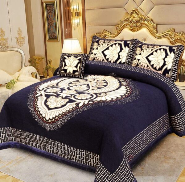 Luxury Velvet jacquard Bedsheet