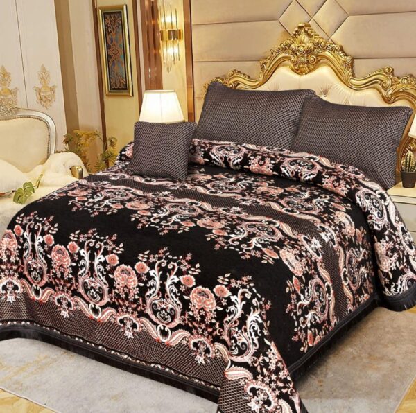 Luxury Velvet jacquard Bedsheet