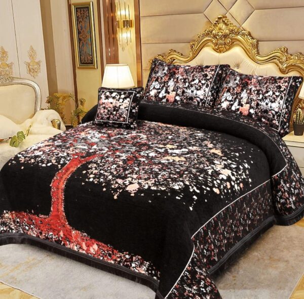 Luxury Velvet jacquard Bedsheet