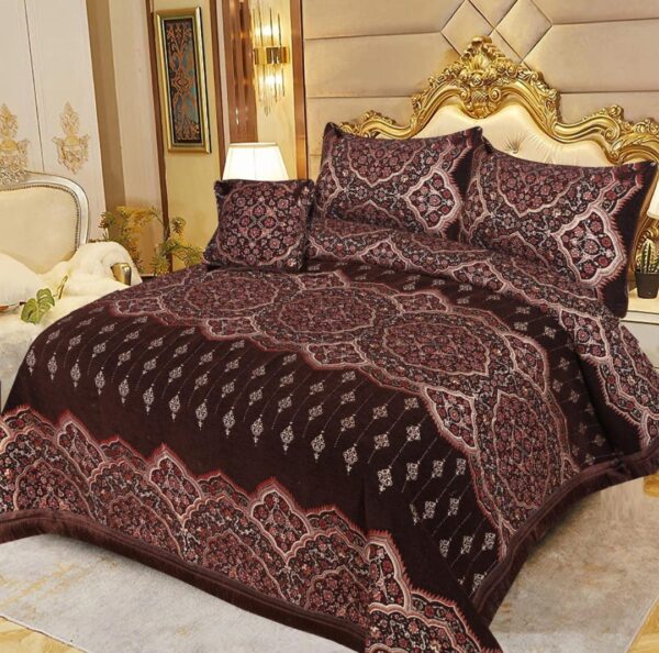 Luxury Velvet jacquard Bedsheet