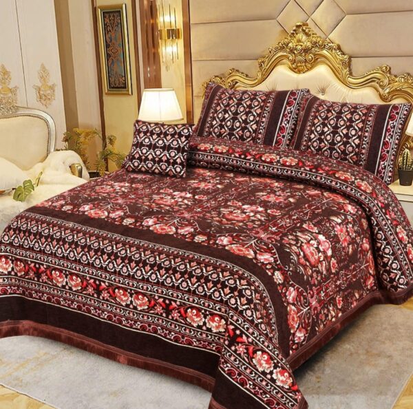 Luxury Velvet jacquard Bedsheet