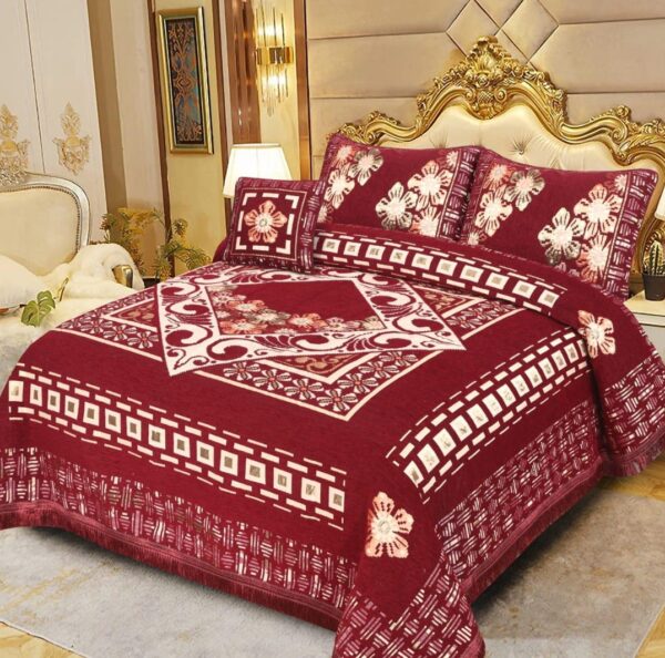 Luxury Velvet jacquard Bedsheet