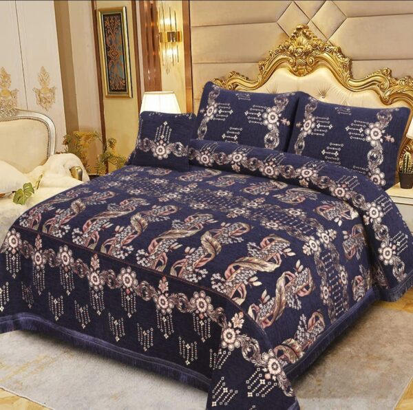 Luxury Velvet jacquard Bedsheet