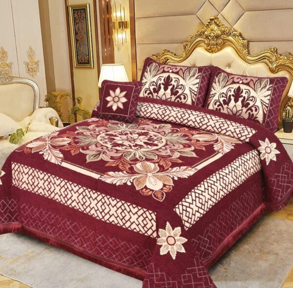 Luxury Velvet jacquard Bedsheet