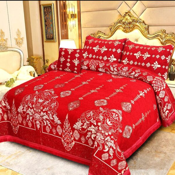 Luxury Velvet jacquard Bedsheet