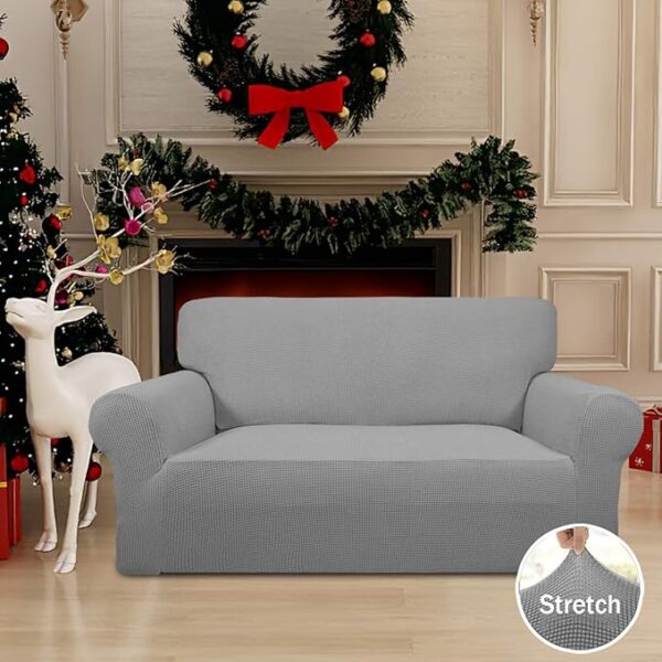 Light  Grey Mesh Sofa Covers - Image 3